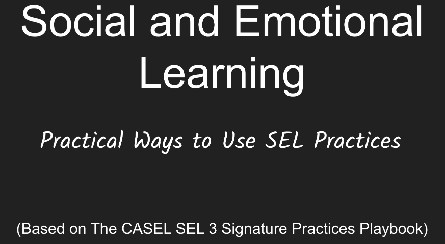 Social and Emotional Learning